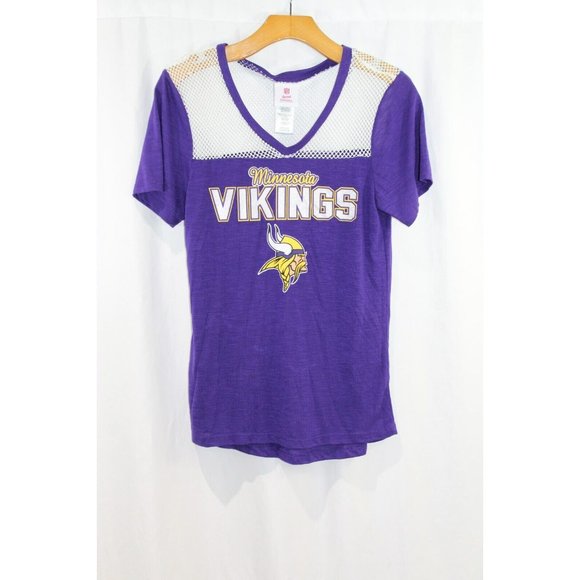 NFL Tops - NFL Teens Womens Juniors Minnesota Vikings Tee Shirt XL